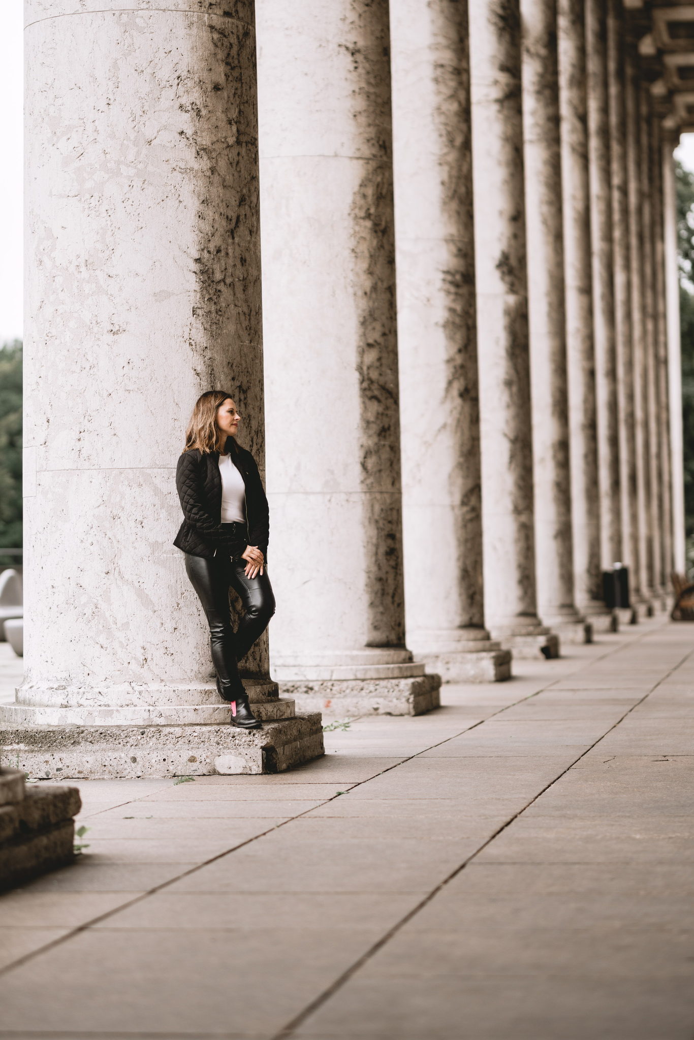 The colonnade
