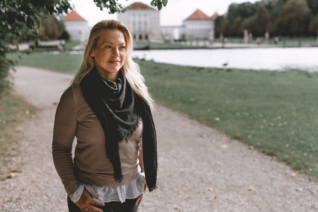 Das Schloss im Rücken, später Nachmittag